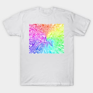 Liquid Rainbow Tie Dye Texture T-Shirt